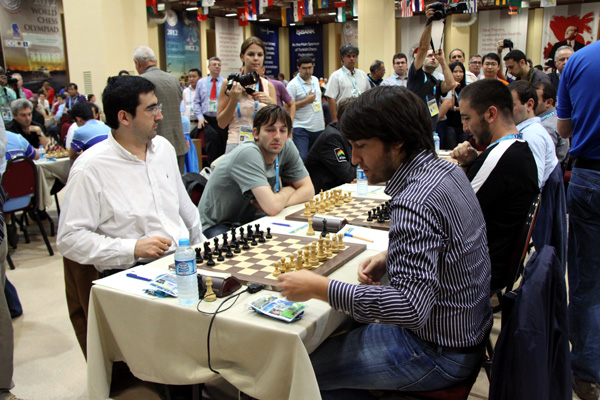 Мужская сборная России выиграла у команды Азербайджана